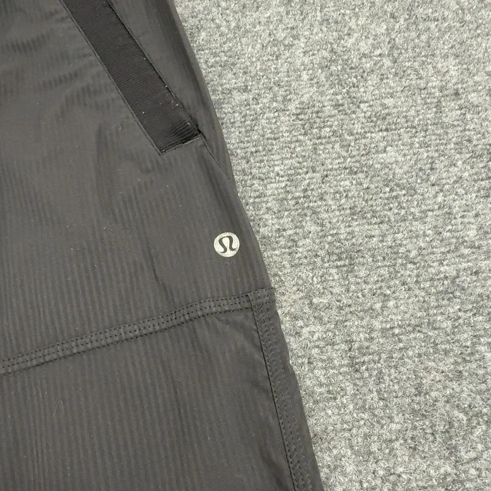Lululemon Pants Womens 4 Black Nylon Blend Drawstring Jogger Athleisure Yoga